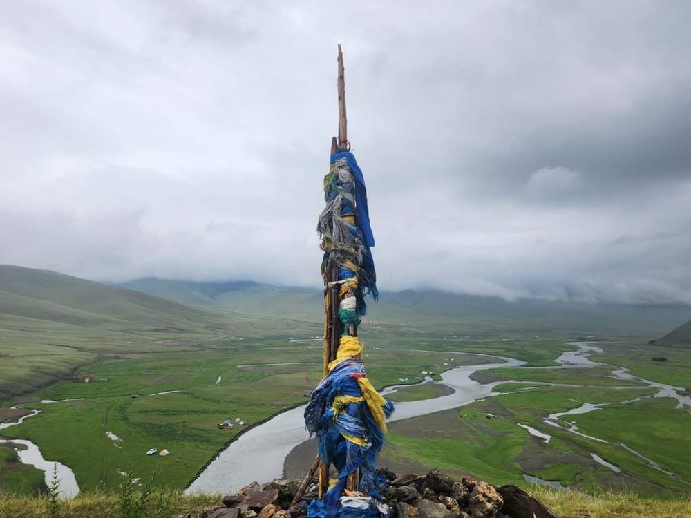 Ovoo dans la vallée