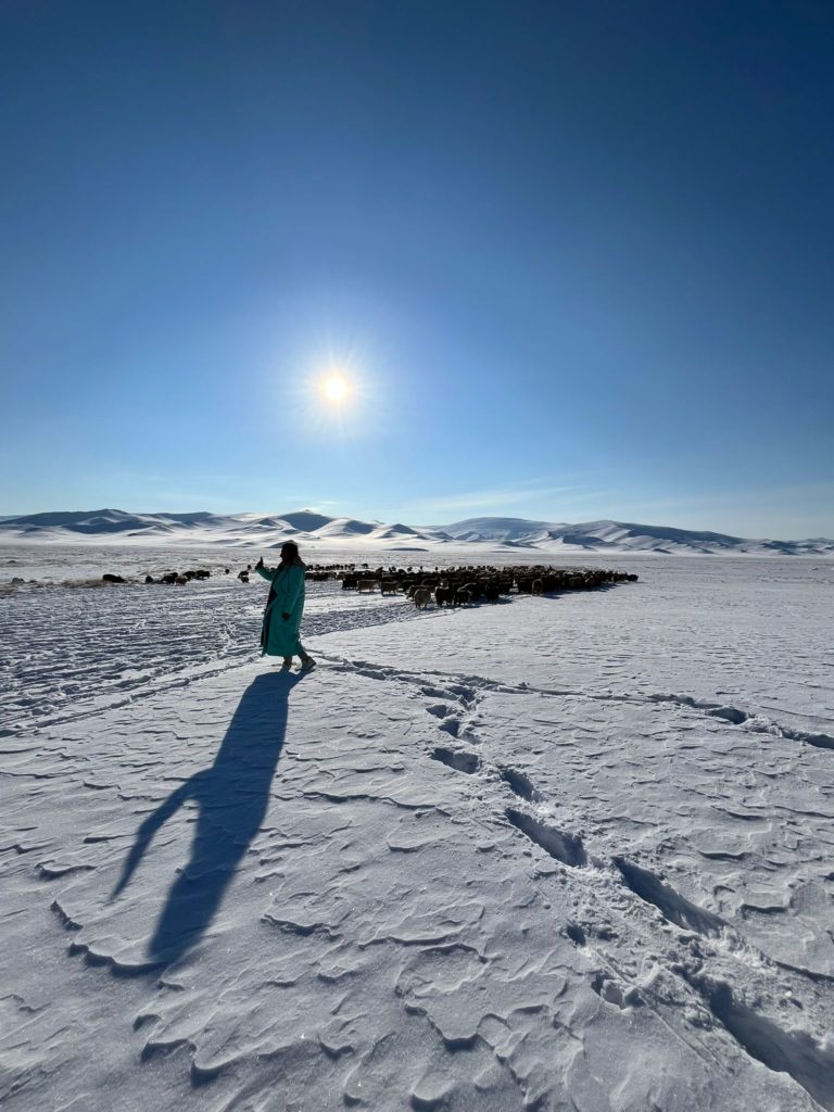 Hiver en Mongolie
