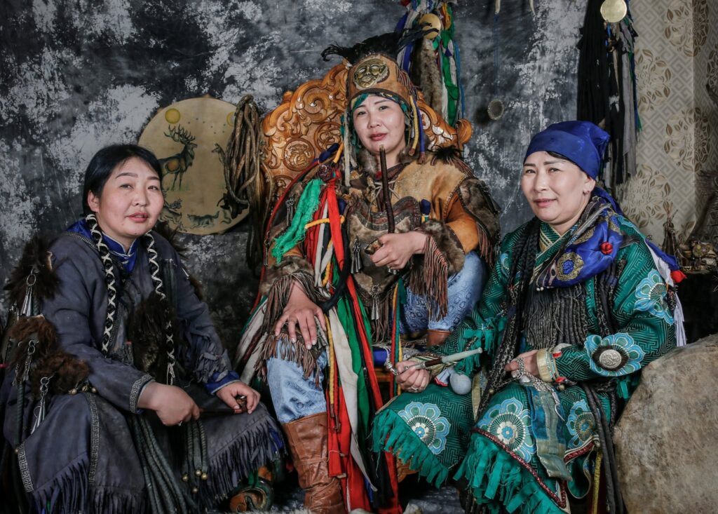 La femme chamane Chonos Chogostkhaan